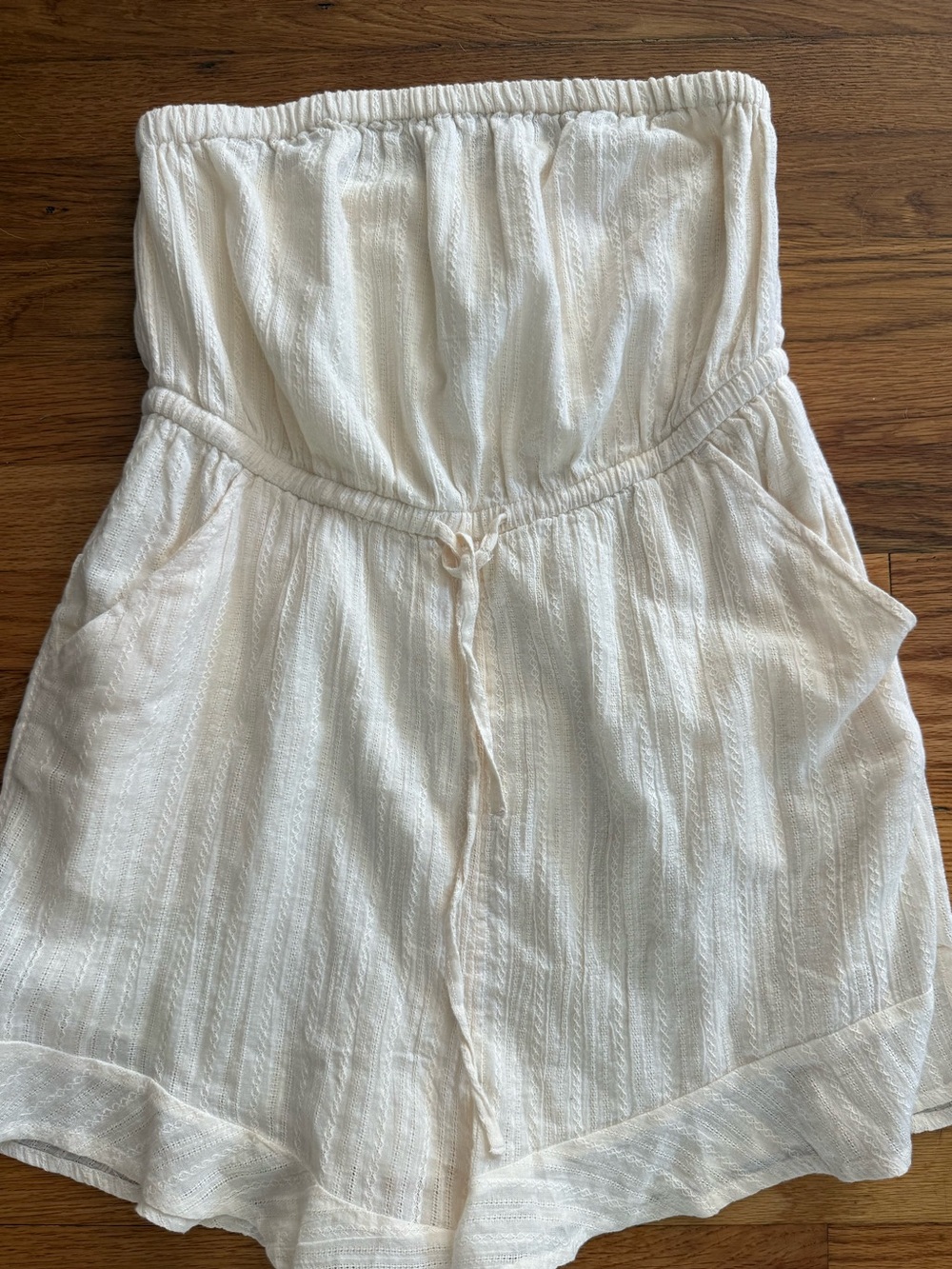 Rip Curl Cream Strapless Romper